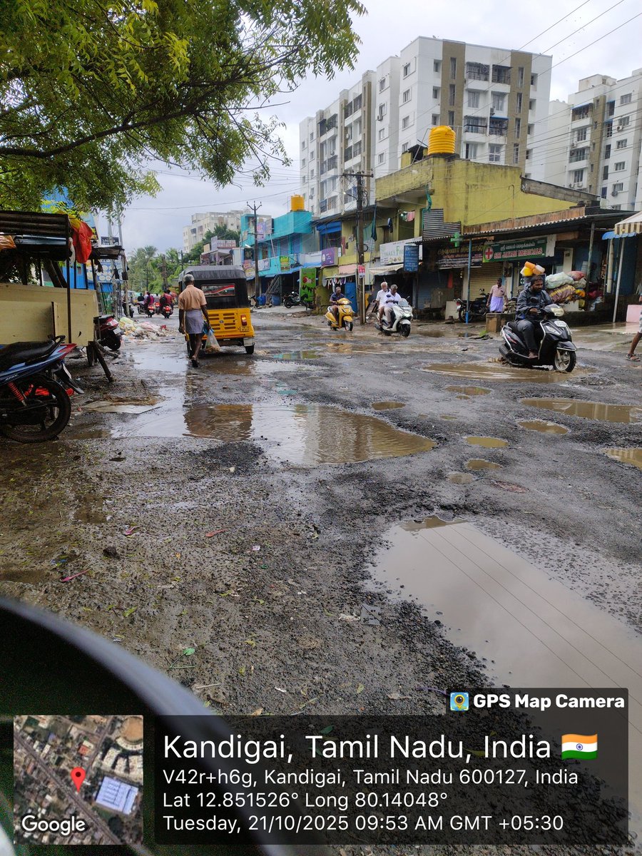 TarunPala2's tweet image. Kandigai - mappedu road very much damaged
Already complaint raised in namma salai app they said will report to concerned department no changes then. I don't know to whom to complain this
@Mappeducitizen
@VckBalaji
@nammasaalai
#vandalurkelambakkamroad
#kandigai
#mappedu