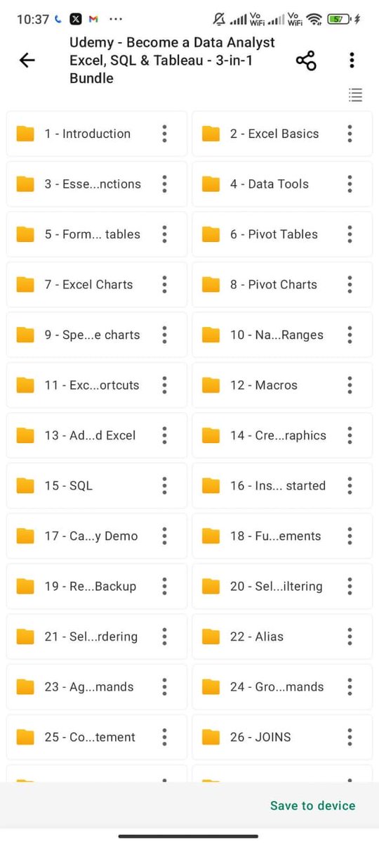 Tech5353's tweet image. Data Analytics from Zero to Expert
A Udemy Complete Paid Course for Free for 24 Hours
Applicable for First 500 People
This Free Course Covers:
- Excel
- SQL
- Python
- R
Like , Retweet & Reply "Data" to get it for free
Must be following me so that I DM you