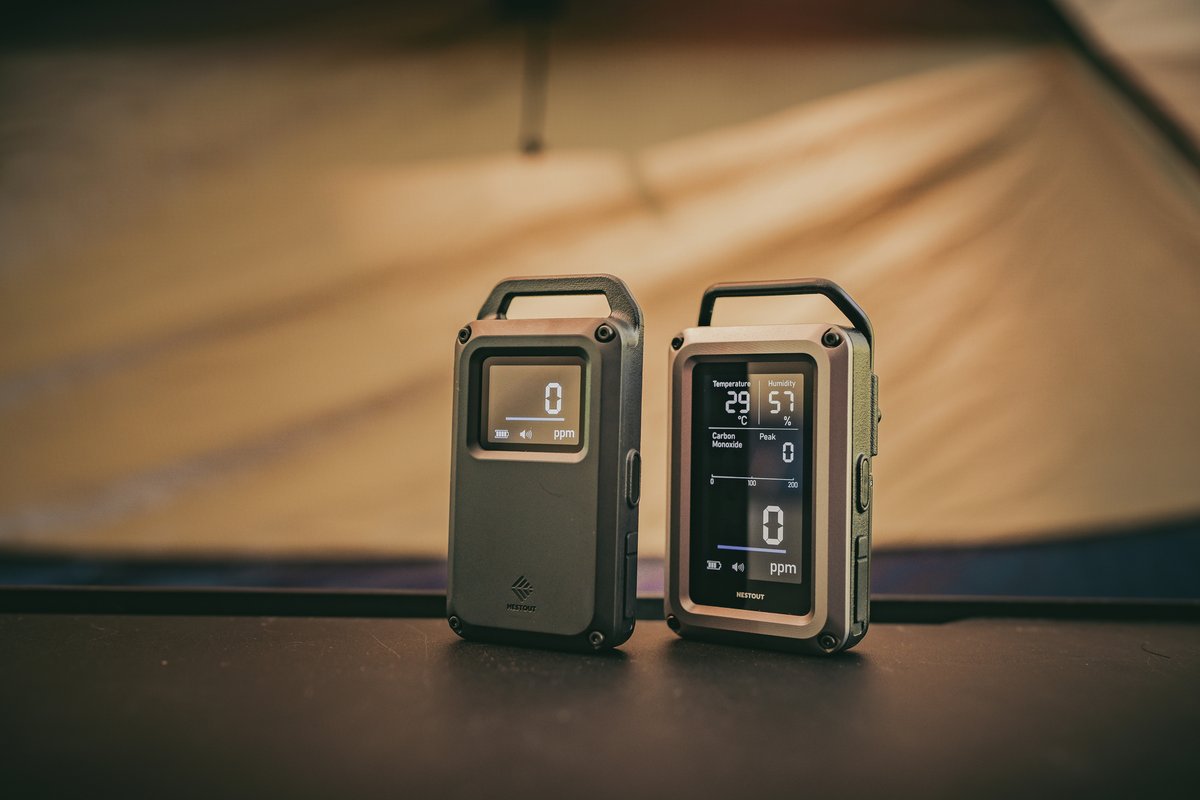 elecom_pr's tweet image. 見えない危険を見える安心に。
ネストアウトシリーズからアウトドアに振り切った一酸化炭素アラームが新発売です。