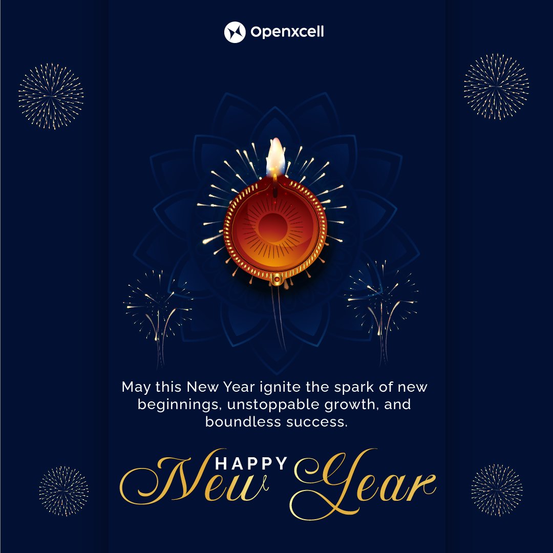 openxcell's tweet image. As we step into a new year, let’s embrace fresh opportunities, growth, and success together. Wishing you a year filled with new beginnings, prosperity, and endless joy. Here’s to a remarkable journey ahead. Happy New Year from Openxcell!

#HappyNewYear #NewYear2025…