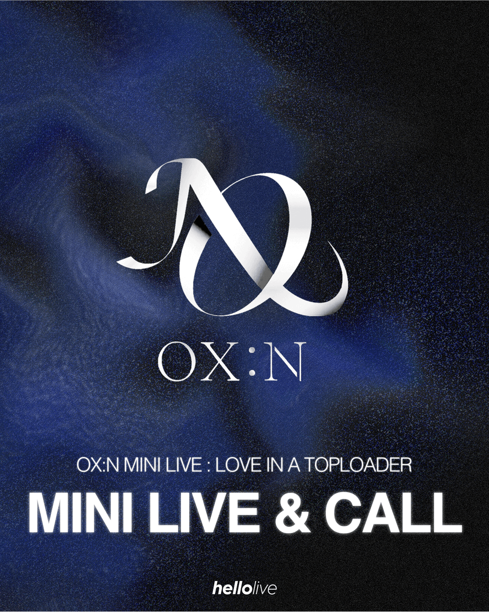 #hellolive_NEW
OX:N MINI LIVE : LOVE IN A TOPLOADER

사랑 듬뿍 담긴 탑로더 데코 타임🩷
함께 해요! 🙌

⏰ 미니라이브 일시
2025. 11. 04 (화) 19:00 KST
📞 비디오콜 일시
2025. 11. 04 (화) 20:00 KST

📢10월 22일 (수) 18:00 KST TICKET OPEN‼️

🌐hellolive.tv/detail/878

#OX_N #오엑스엔