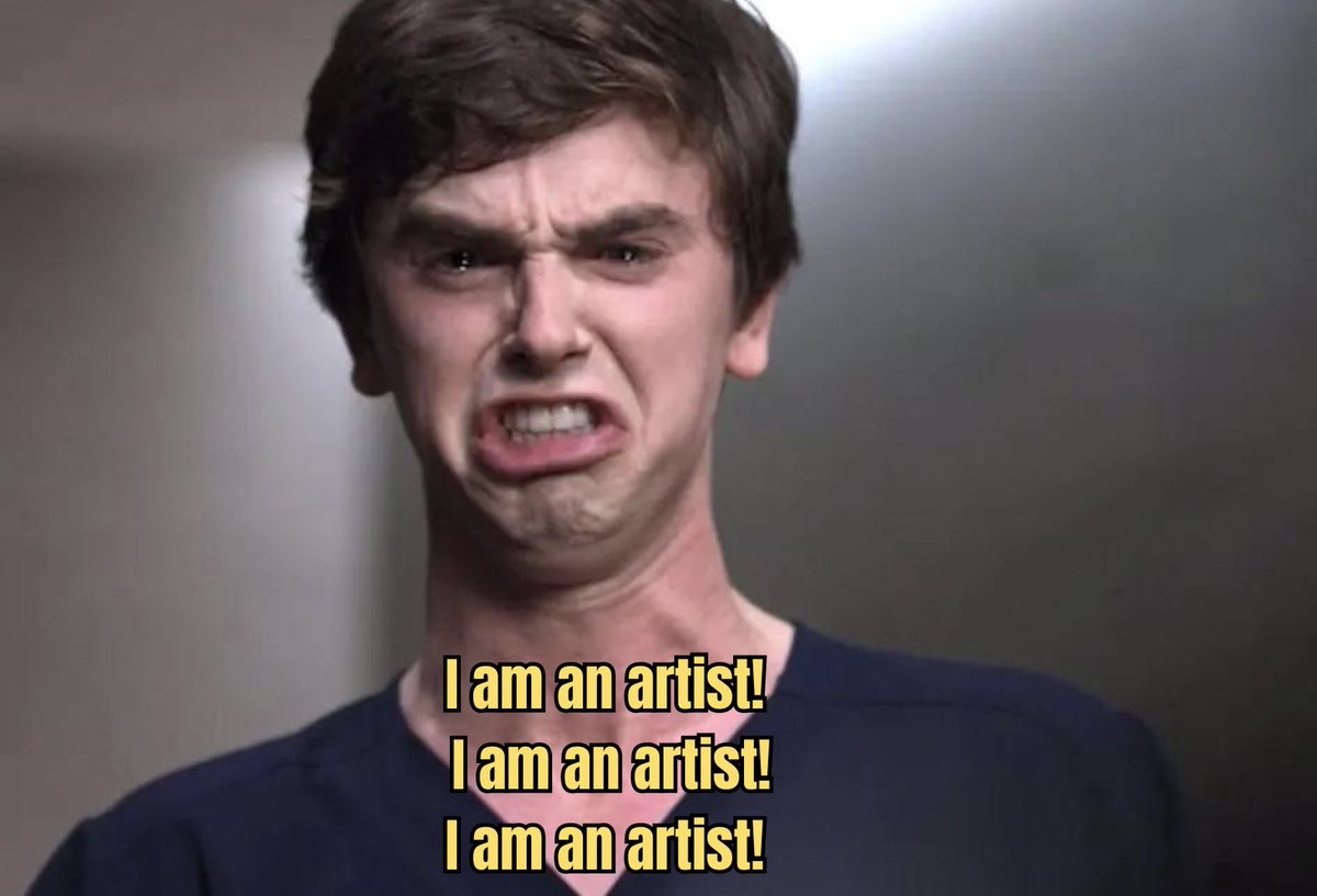AI “Artists” be all like: