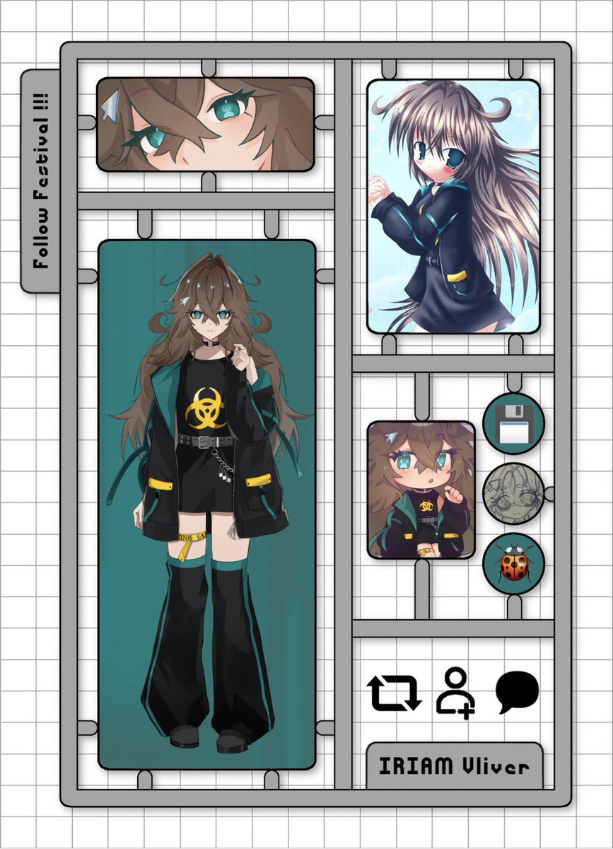 comptbug's tweet image. 『 youve been set to administrator… you cant leave me now 』
hi im bug IRIAMs favorite and only memory resident virus.
💾 attention seeker
🐞 geoguessr & flag quizzes
💾 nonstop talking
🐞 freaky….?
『 let me infect you. 』
#IRIAMメンテ中のフォロー祭り
#IRIAMMaintFollowFest