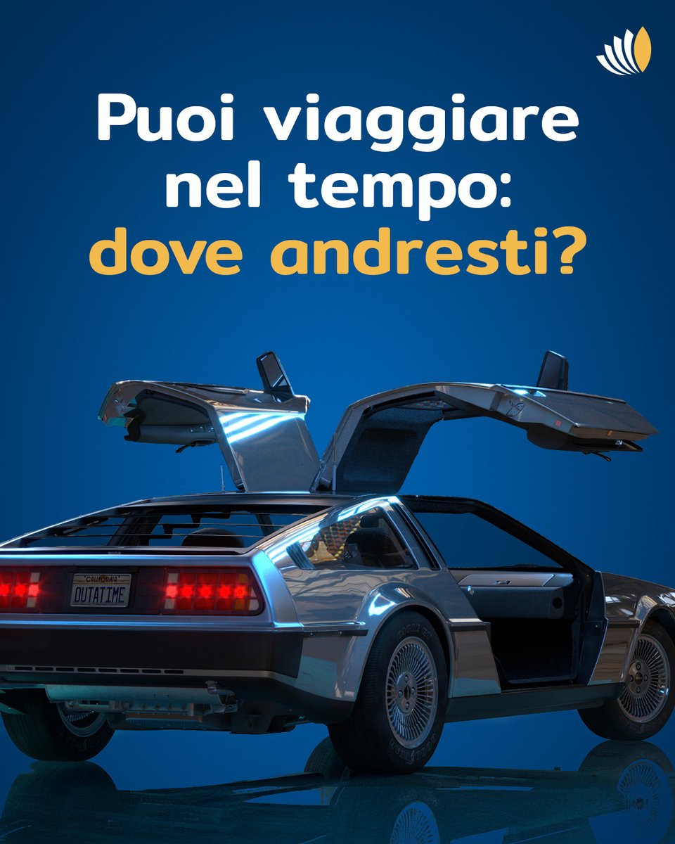 Oggi è il #BackToTheFutureDay

⚡️Se potessi salire a bordo della DeLorean e viaggiare nel tempo come Doc o Marty, dove andresti?

Per quanto riguarda il tuo di futuro, puoi affidarti a noi: iblbanca.it/contattaci/fis…

(Mes. Pub. IEBCC, fogli e set info su iblbanca.it)
