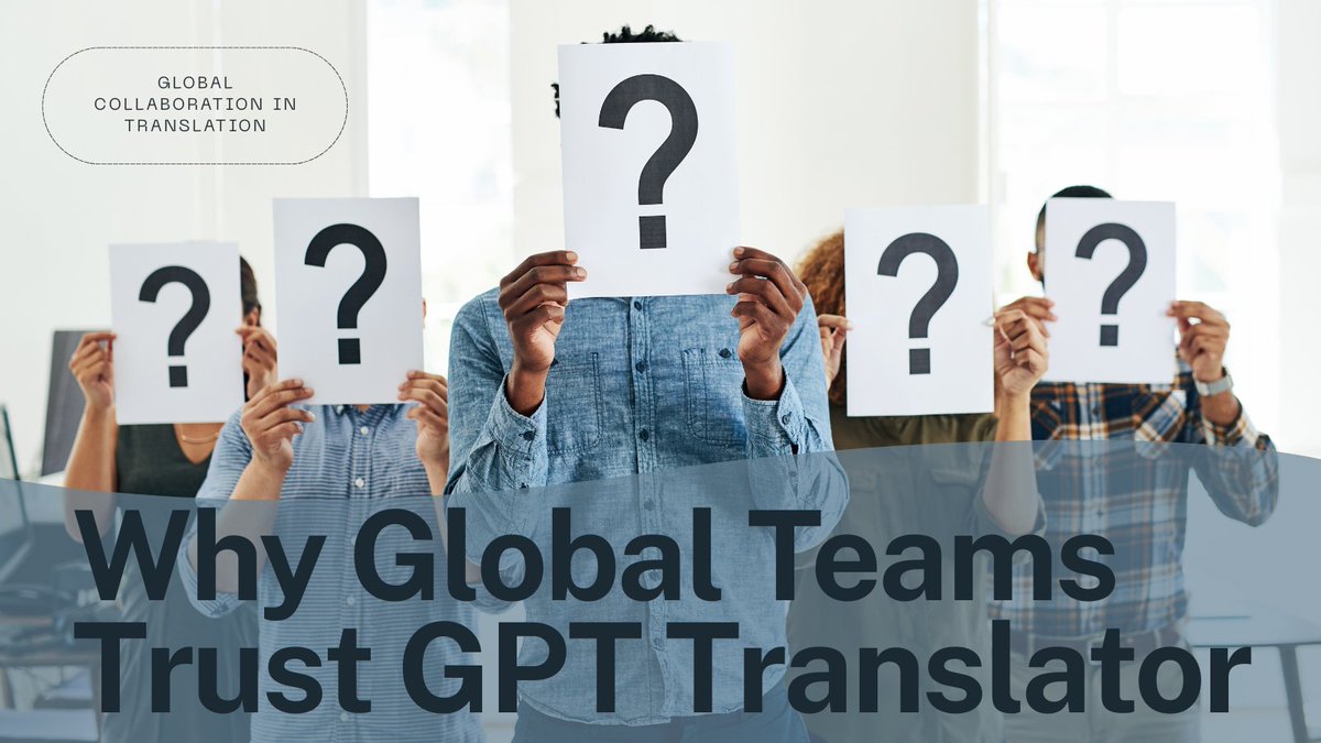 gpttranslators's tweet image. Why do global teams trust GPT Translator?
Because it does not just translate it understands.
Have you tried it yet?
#GPTTranslator #AITranslation #innovationthroughcode #GlobalBusiness