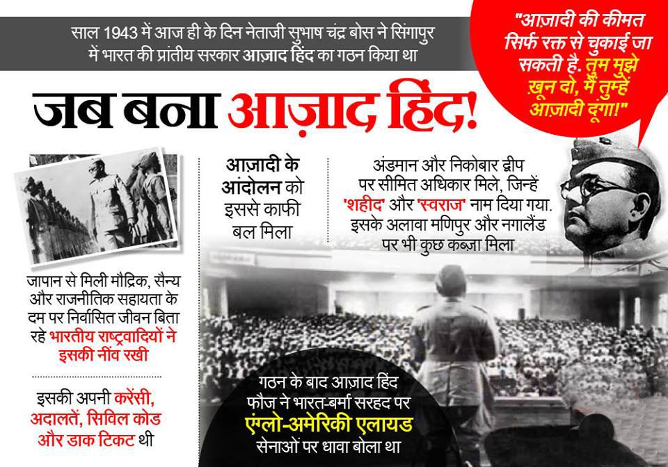 मां भारती की स्वाधीनता के लिए गठित #आजाद_हिन्द_फौज के स्थापना दिवस पर इससे जुड़े प्रत्येक देशभक्त सेनानी को कोटि-कोटि नमन।🫡
#जय_श्री_राम