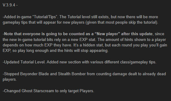 TF_AdvancedGame's tweet image. The game is gonna consider everyone a noob now but don&apos;t worry your existing data is still there.