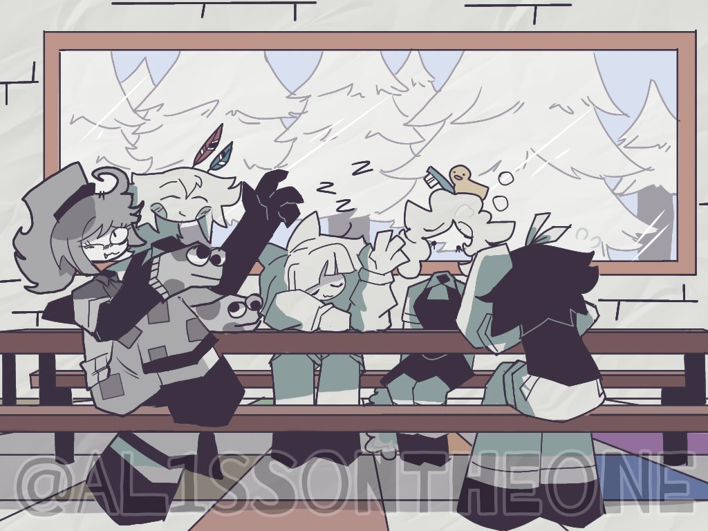 They look happy
FPEtober Day 21: Studennt hangout!

#FPEtober #FPE #fundamentalpapereducation