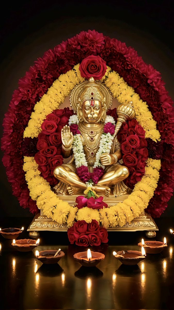 Chant Hanuman’s name once, and watch courage awaken. 🙏🏻❤️‍🔥