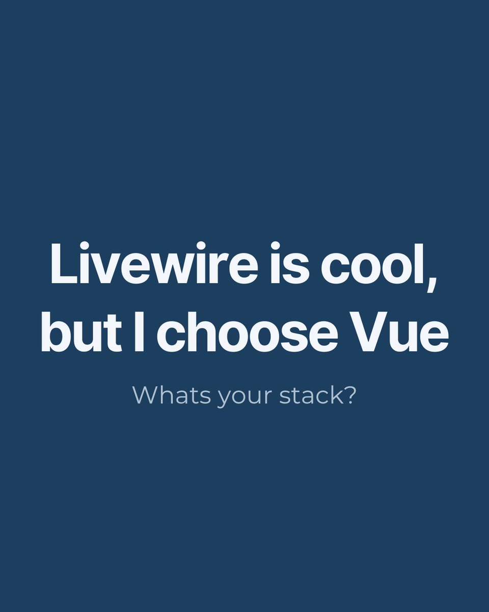 alloyking_1's tweet image. Revisited an old #Livewire codebase. Felt like going back home after a long trip 😄
Fixed a few bugs, made some tweaks, and remembered why I loved it.
Still sticking to #Vue + #Inertia for new @Codecontent_pro Studio projects.
#Laravel #WebDevelopment #BuildInPublic