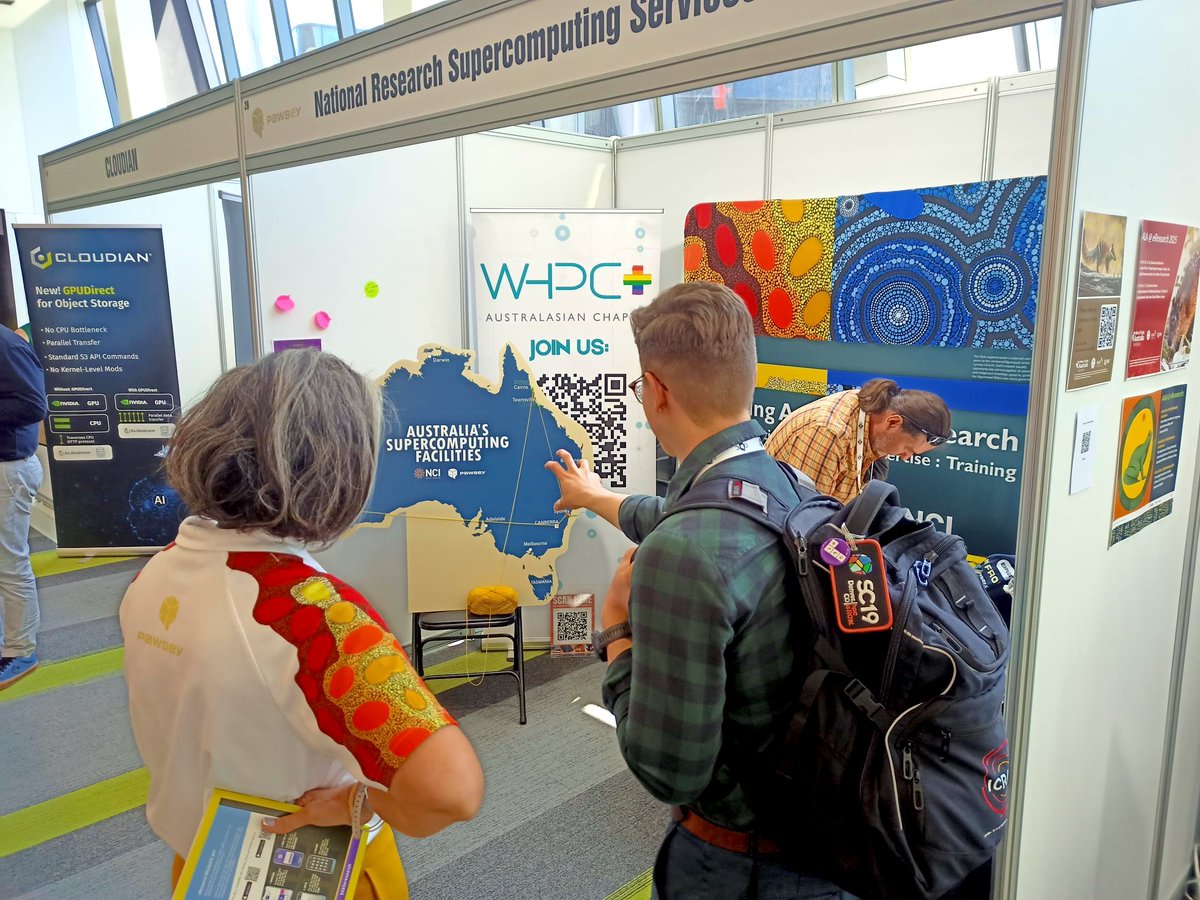 NCInews's tweet image. What happens when you connect Australia’s brightest minds on one map? 💡
At #eResearch2025, NCI Australia & @PawseyCentre created the Dream Collaboration Map — weaving together a web of ideas and partnerships across Australia’s research community. 🇦🇺💻
#HPC #ResearchComputing