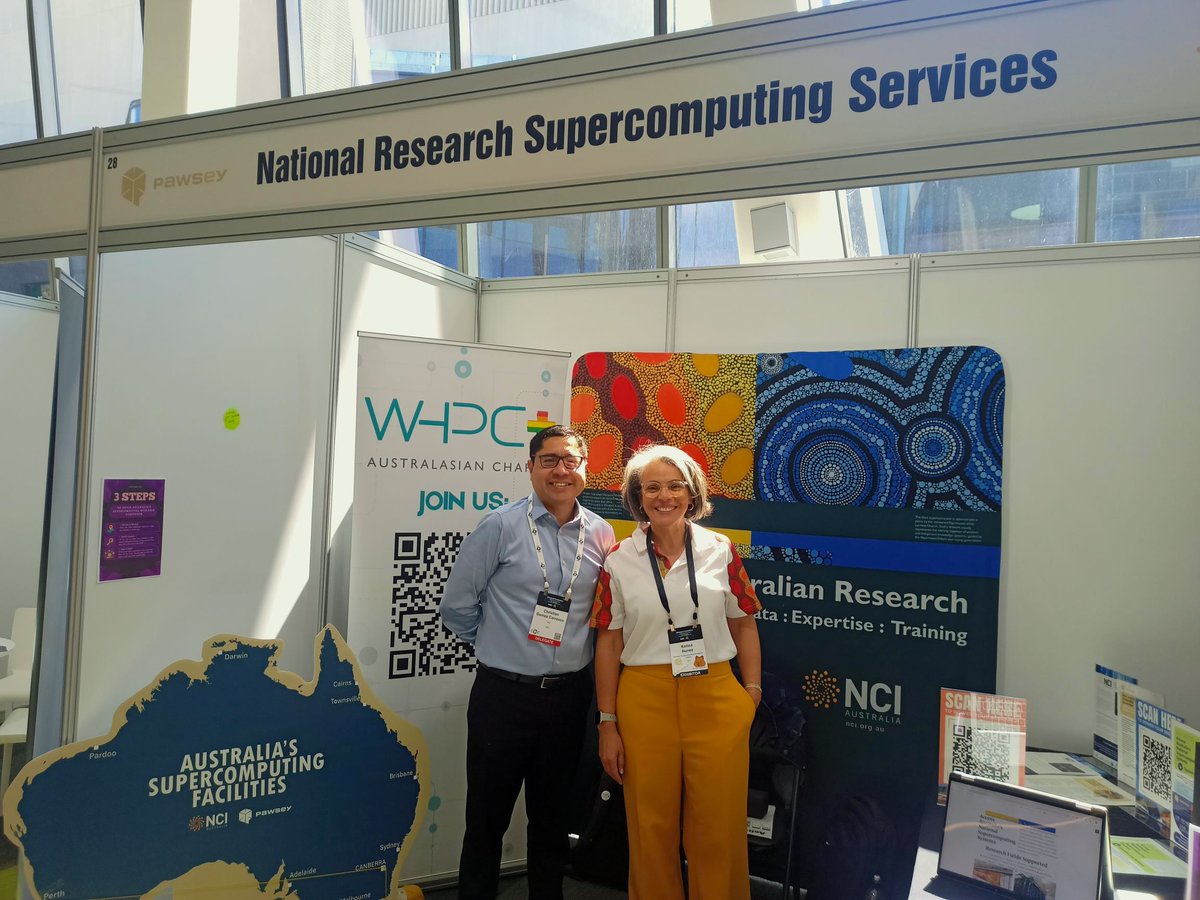 NCInews's tweet image. What happens when you connect Australia’s brightest minds on one map? 💡
At #eResearch2025, NCI Australia & @PawseyCentre created the Dream Collaboration Map — weaving together a web of ideas and partnerships across Australia’s research community. 🇦🇺💻
#HPC #ResearchComputing