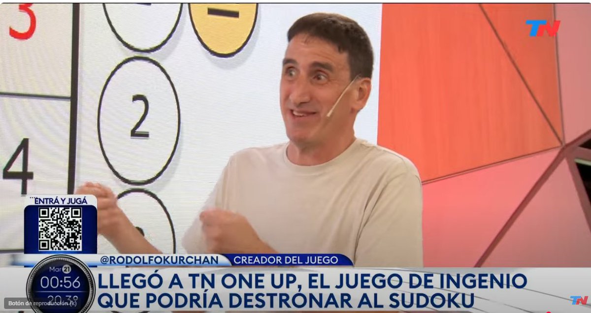 I had a great time on the TN newscast explaining ONE UP.