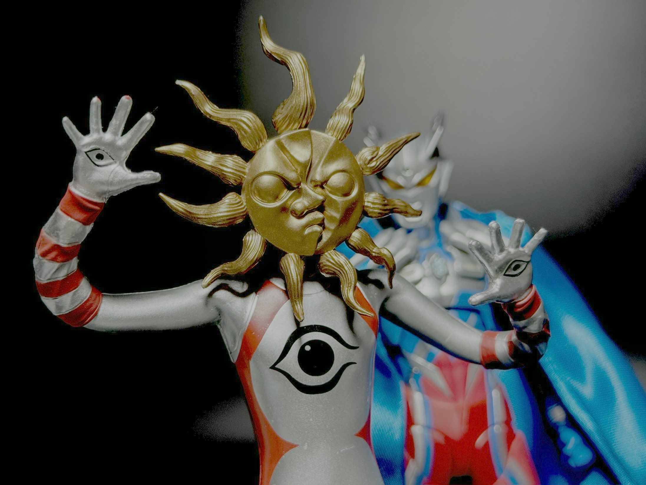 ブラックタローマン フィギュア　ラスト一点 ブラックタローマン フィギュア 大長編 タローマン 万博大爆発