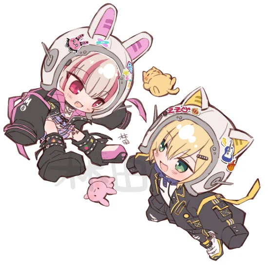 #絵描きさんがデフォルメ絵を見せてくれるタグ