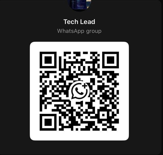 Are you into Tech?  

I’m building a tech community for beginners, intermediates &amp; pros, a place to learn, grow, share resources &amp; get job updates.  

If you’re passionate about tech &amp; growth, join us 👉chat.whatsapp.com/JfCZLfdrD7BFvn… 

Let’s grow together under Tech Lead