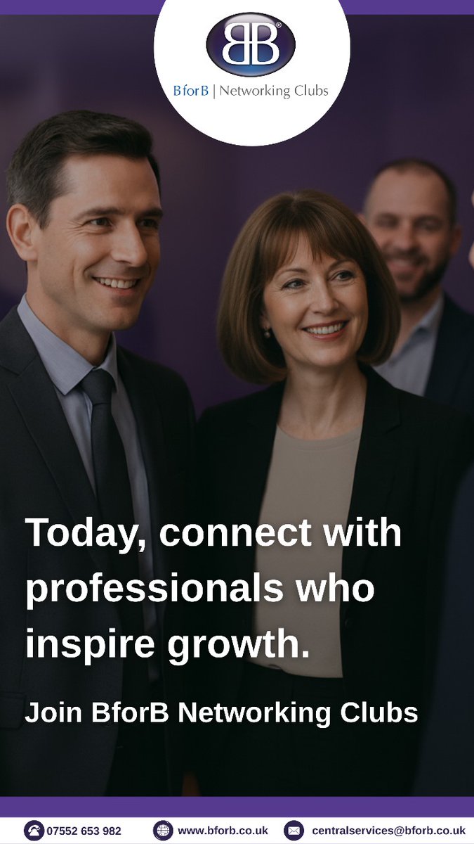 Connect with professionals who inspire growth. #BforB #CZ #UK