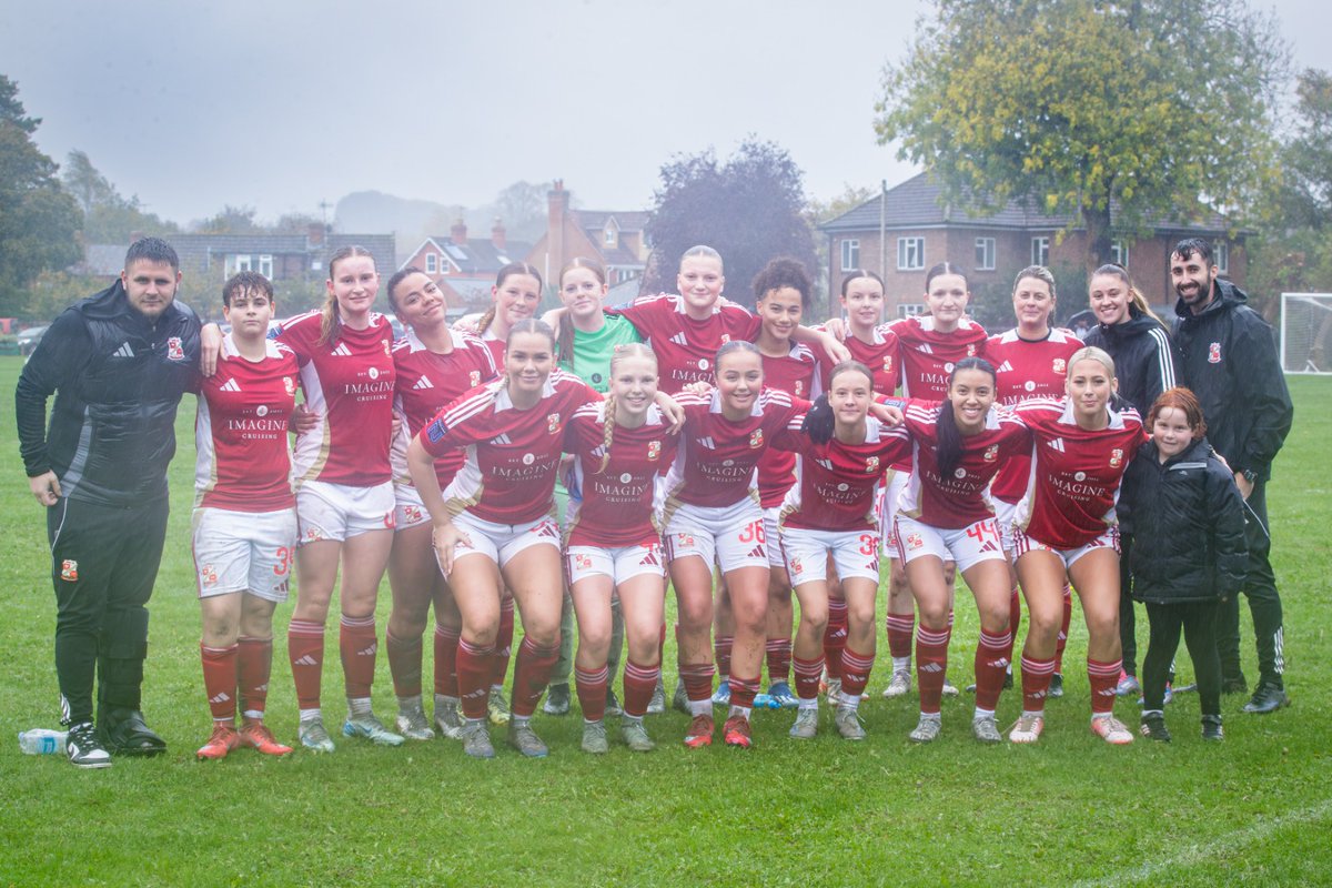 A fantastic performance on the road ❤️

Swindon Town won 14-0 against Salisbury on Sunday to progress in the FA Wiltshire Women's County Cup.
