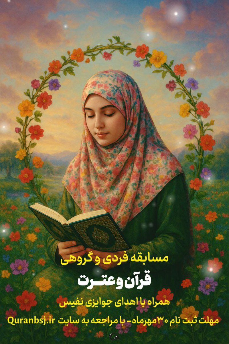 کودکان امروز، قاریان فردای امت‌اند.
نام‌نویسی‌شان یعنی کاشت بذر نور در زمین ایمان.
#مسابقه_قرآنی_پایتخت