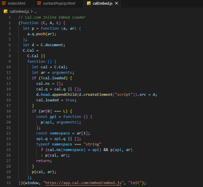 kanishk94441155's tweet image. Used @calcom today — integrated it using plain JavaScript and was honestly impressed by how smooth and developer-friendly it is.
Took just a few lines to get a working popup scheduler
Definitely a solid alternative to Calendly!🔥 #webdev #javascript