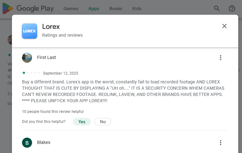 Engineerlorecs's tweet image. Lorex in [1-star]GPlayReview:{arius arad- September 16, 2025- This is the bluntest app I&apos;ve ever encountered! Outright stupidity!}👎(Overall=&amp;gt;Garbage Lorex Camera/App)#1682217