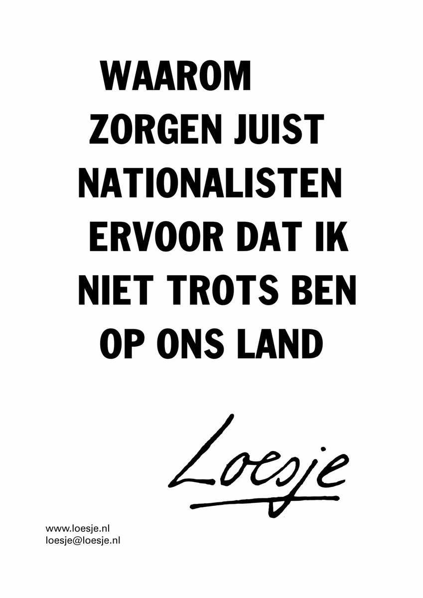 **      waarom
       zorgen juist 
     nationalisten
        ervoor dat ik
     niet trots ben
        op ons land        **
