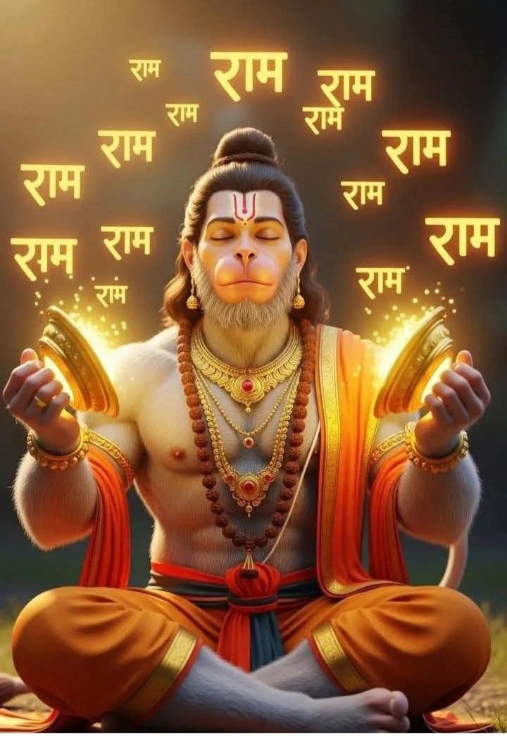 🕉️🥀🕉️🥀🕉️
🌿🚩ॐ हं हनुमते नमः🚩 🌿
संकट कटे मिटे सब पीरा 
जपत निरंतर हनुमत बीरा 
🚩🥀जय बजरंगबली🥀🚩 
             💐🚩जय श्री राम🚩💐