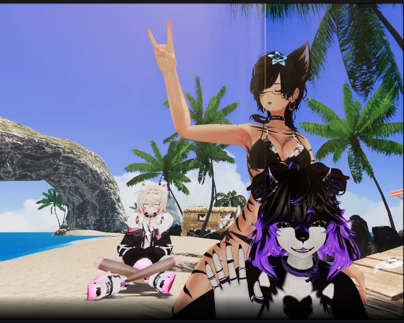 Had fun on stream with <a href="/knightinggalevr/">KnightingGaleVR</a> and a cite ass hubby:3 n shork