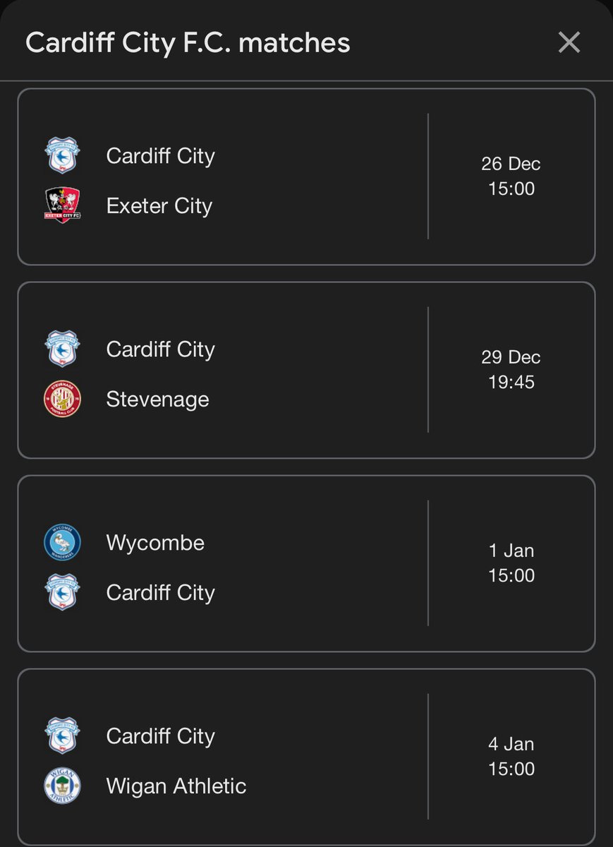 Fucking hell. Just realised over the festive period we have a game every 3 days 😳😳