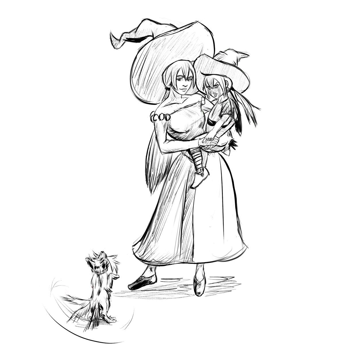 MidKidArts's tweet image. #inktober2025 20: Rivals