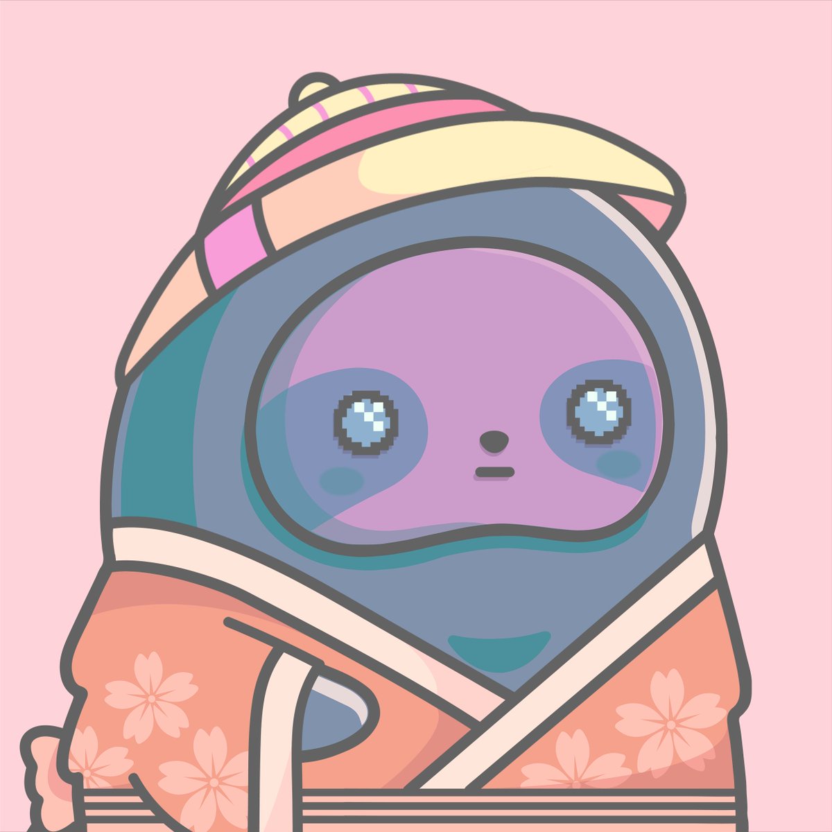 ripchillpill's tweet image. time for a @snooziesNFT PFP highlight. someone minted this last night and I absolutely love the traits 👇
Background
Pale Rose
-
Fur
Blue
-
Face
8-Bit
-
Body
Orange Yukata
-
Head
Explorer Helmet
-