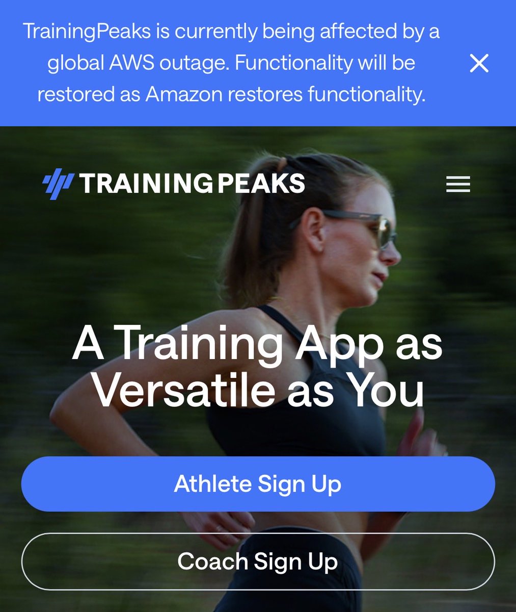 sunilkumar8mile's tweet photo. TrainingPeaks is currently down and also Garmin Sync is currently experiencing issues.
#trainingpeaks #garmin @TrainingPeaks @Garmin @GarminFitness https://t.co/WqKWnuYz6k