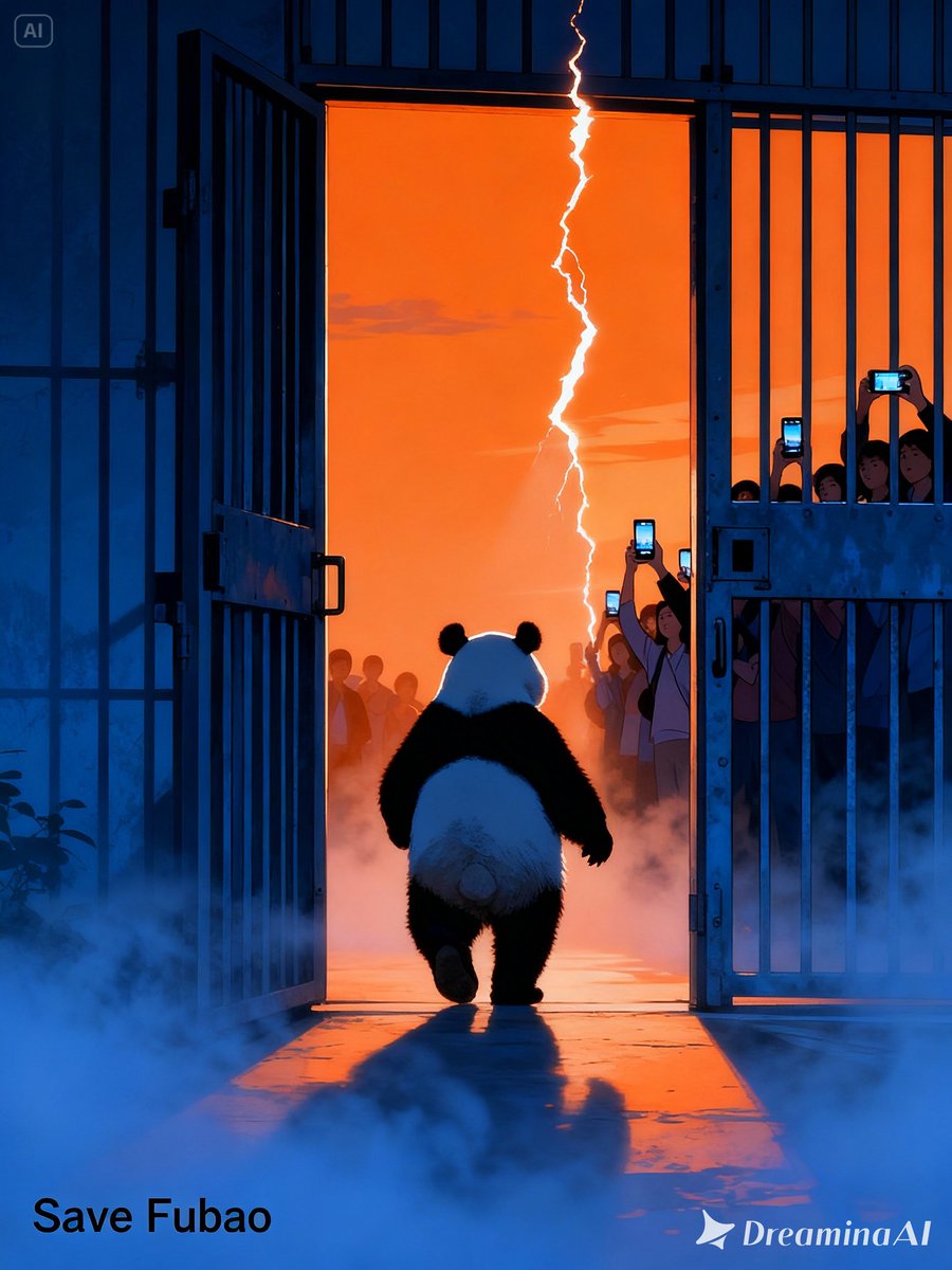 Qbi0708's tweet photo. June 12—
not a celebration, but a rescue.
Fubao was shown to the world again,
not because of love,
but because truth became too loud to hide.
#SaveFubao #LightBreaksThrough #PandaJustice https://t.co/G7Re2JyR4c