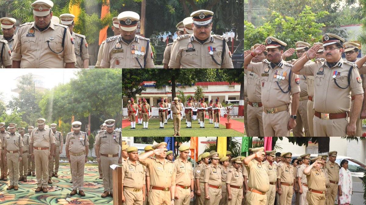 ipsajaysahni's tweet image. अपर पुलिस महानिदेशक बरेली जोन , #SSP बरेली व राजपत्रित अधिकारीगण एवं कर्मचारीगण के साथ #पुलिस_स्मृति_दिवस_2025 के अवसर पर रिजर्व पुलिस लाइन स्थित शहीद स्मारक पर कर्तव्य पालन के दौरान शहीद हुए सुरक्षाकर्मियों को याद करते हुए श्रद्धांजलि अर्पित की।
#UPPolice