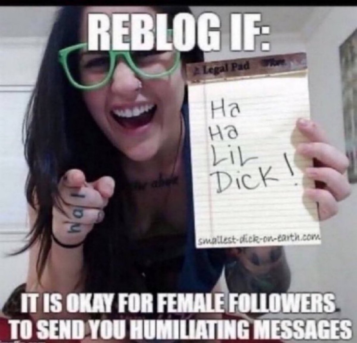 Sissyschoo37971's tweet photo. If you want me to send you humiliating messages in your  inbox 

Reblog this tweet
Like and follow me 
And comment send me 😜 https://t.co/asLpoLYAWC