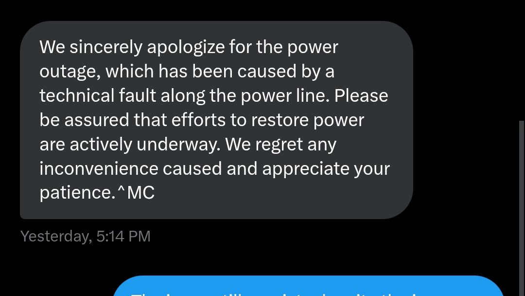 RgMartin01's tweet photo. @KenyaPower_Care We have been receiving that since yesterday https://t.co/Z5an87esPm