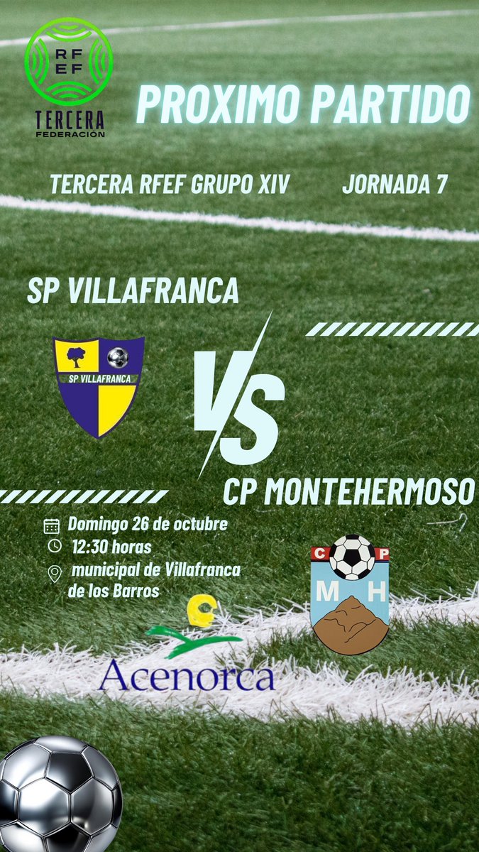 Senior | Temporada 25/26

Este próximo fin de semana nos desplazaremos hasta Tierra de Barros.
🚌🚌🚌

🏆 Tercera RFEF GR. XIV J 8
🆚 <a href="/SPV_OFICIAL/">SP VILLAFRANCA (cuenta oficial)</a>
📅 26-octubre -2025
⏰ 12:30 horas
🏟️ municipal de Villafranca de los Barros
💶 ¿?
#todoalrojo🔴🔴
#estamosdevuelta