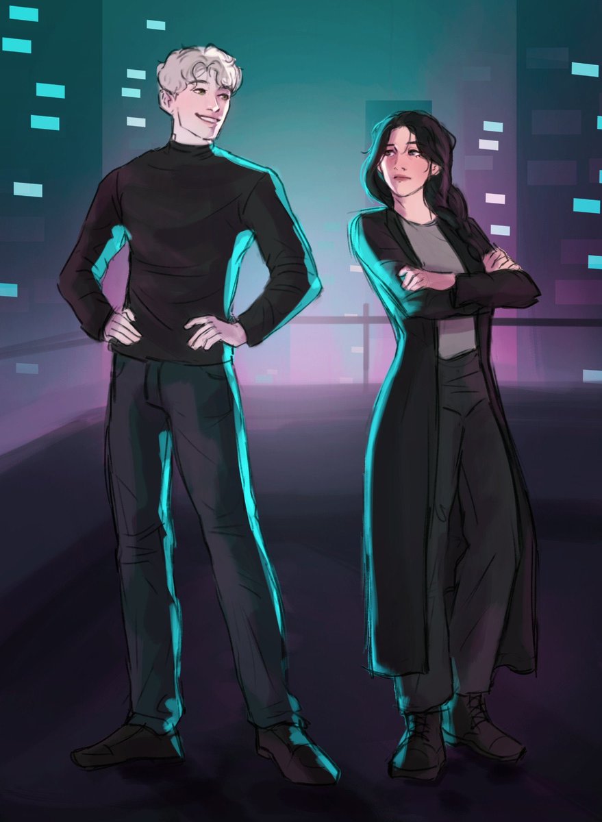 trinity_writess's tweet photo. METAL BONES, PLASTIC HEART 
👩‍💻Lonely teenage hacker 
🤖Mysterious android boy
❤️‍🔥Slow-burn romance 
🩸Powerful mega-corporations
🌃A sprawling city
🔎Scavenger hunt for computer chips that hold answers about more than just a murder...  
🎨: @kaelidem 
#SciFiPit #SFPit #YA #CB #Q https://t.co/sumHIkjdSl