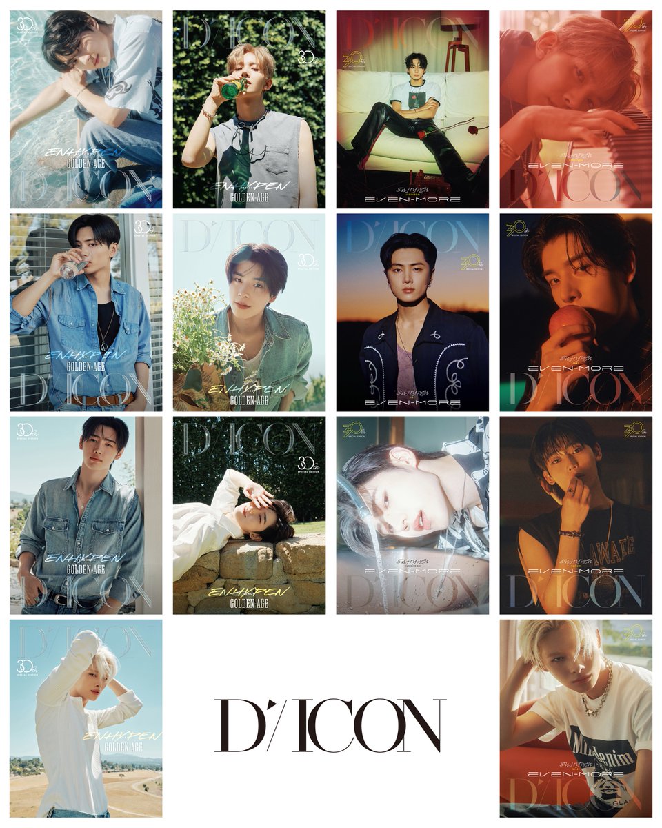 📢予約販売期間延長のお知らせ📢
[D'ICON N°30 ENHYPEN]

大好評につき、「D'ICON N°30 ENHYPEN」の予約販売を
10/26(日)まで延長することが決定いたしました。

ご購入はこちらから｜D'PARTMENT（日本公式販売）
🔗d-dpartment.com/item