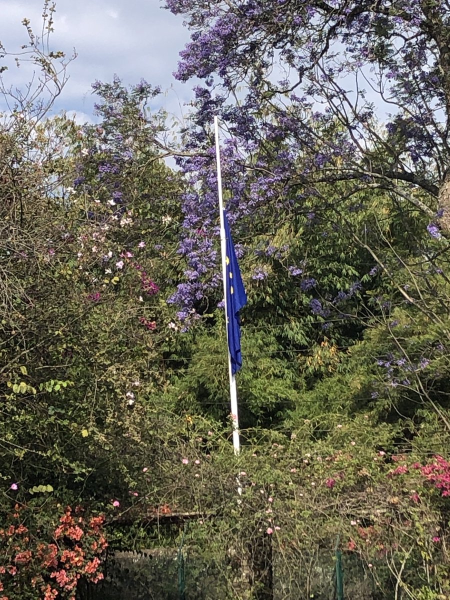 The European Union’s flag has been flying half mast since the passing of former PM Raila Odinga. We honour his memory and legacy.