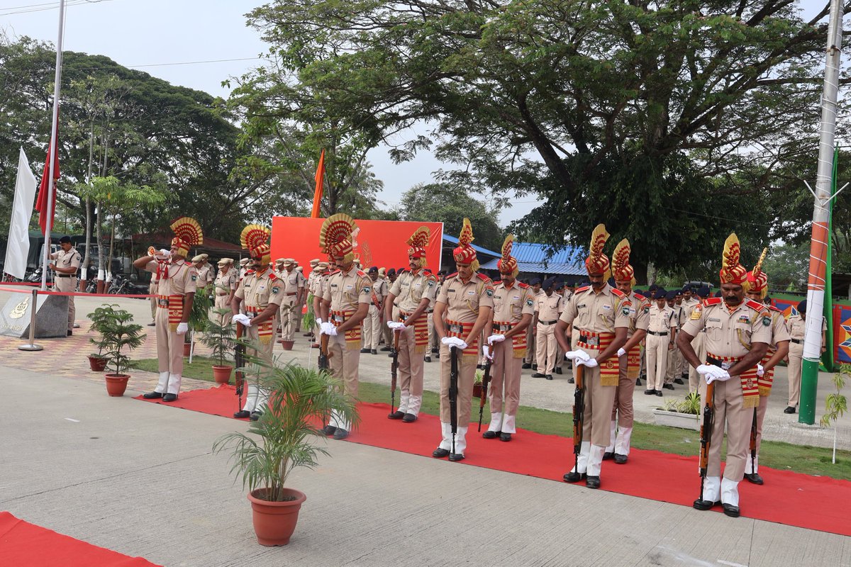 Police Commemoration Day observe at Sector Headquarter SSB, Rangia. Sh. H. K. Gupta, CO 24 Bn commemorated the supreme sacrifice of the brave police personnel martyred in Hot Springs, Ladakh on 21 October 1959. Guard of Honor was presented in honor of the martyrs in the program.