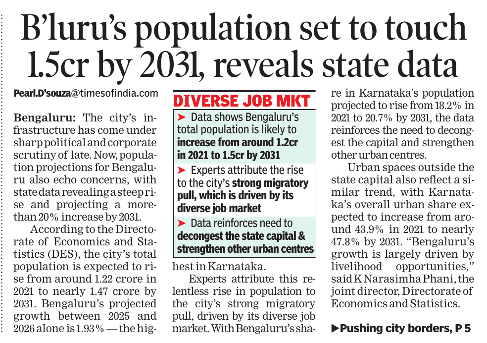Nishkama_Karma1's tweet image. Bengaluru will hit 1.5 Cr population by 2031 far beyond its Carrying Capacity

Why aren't Tier-2 &amp;amp; Tier-3 cities especially in #NorthKarnataka being developed as alternatives?

Its time to seriously focus on cities in #UttarKarnataka as sustainable growth hubs before its too late