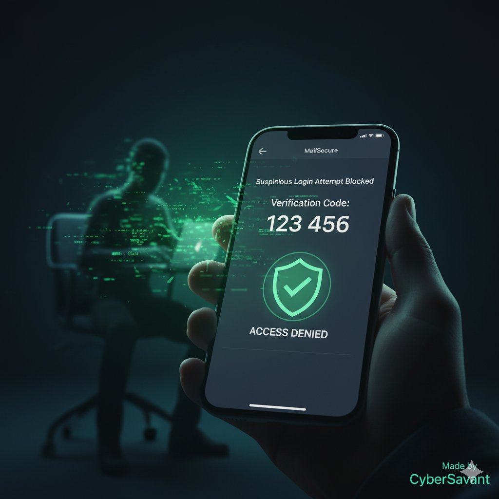 CyberSavant__'s tweet image. The One Time Bayo Didn&apos;t Get Hacked (Thread) 

Bayo’s phone buzzed with an alert: A login attempt was being made on his email from halfway across the world. The hacker had his password. But there was a second line of defense: a six-digit code that only Bayo had.

 [1/5] #MFA #2FA