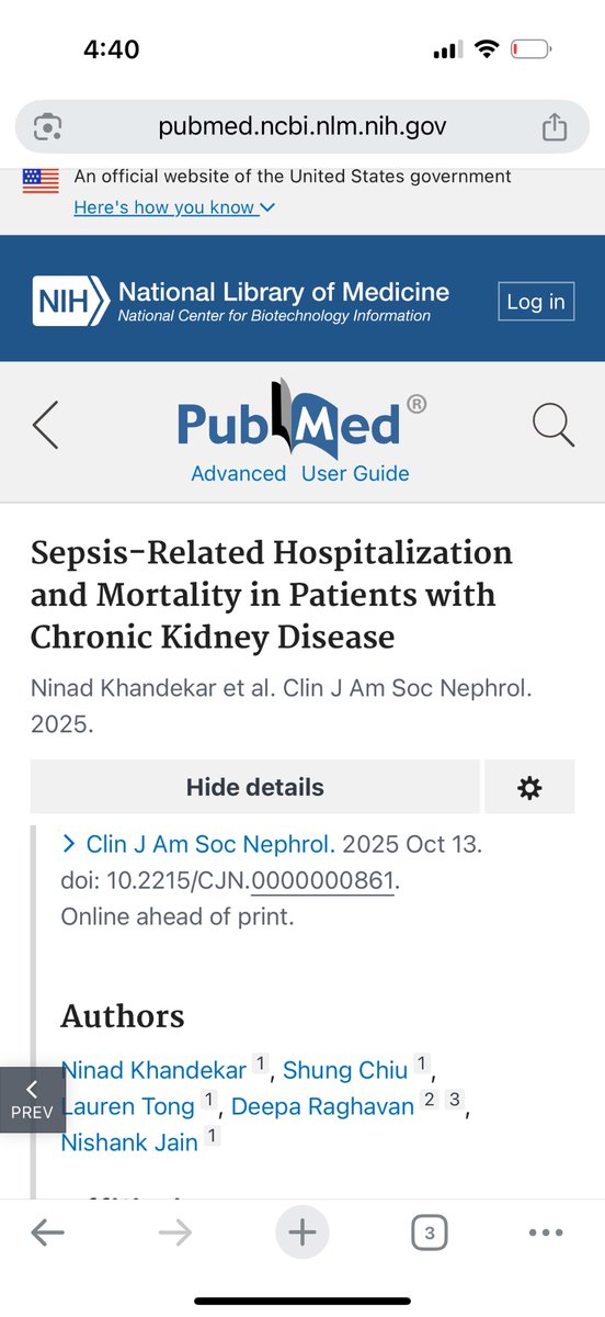 Meta-analysis on sepsis-related hospitalization in CKD

journals.lww.com/cjasn/citation…
Thank you Dr. Nishank Jain, <a href="/UAMSNeph/">UAMS Nephrology</a> , <a href="/UAMSintmedicine/">UAMS Internal Medicine Residency</a> 
<a href="/JASN_News/">JASN_News</a>