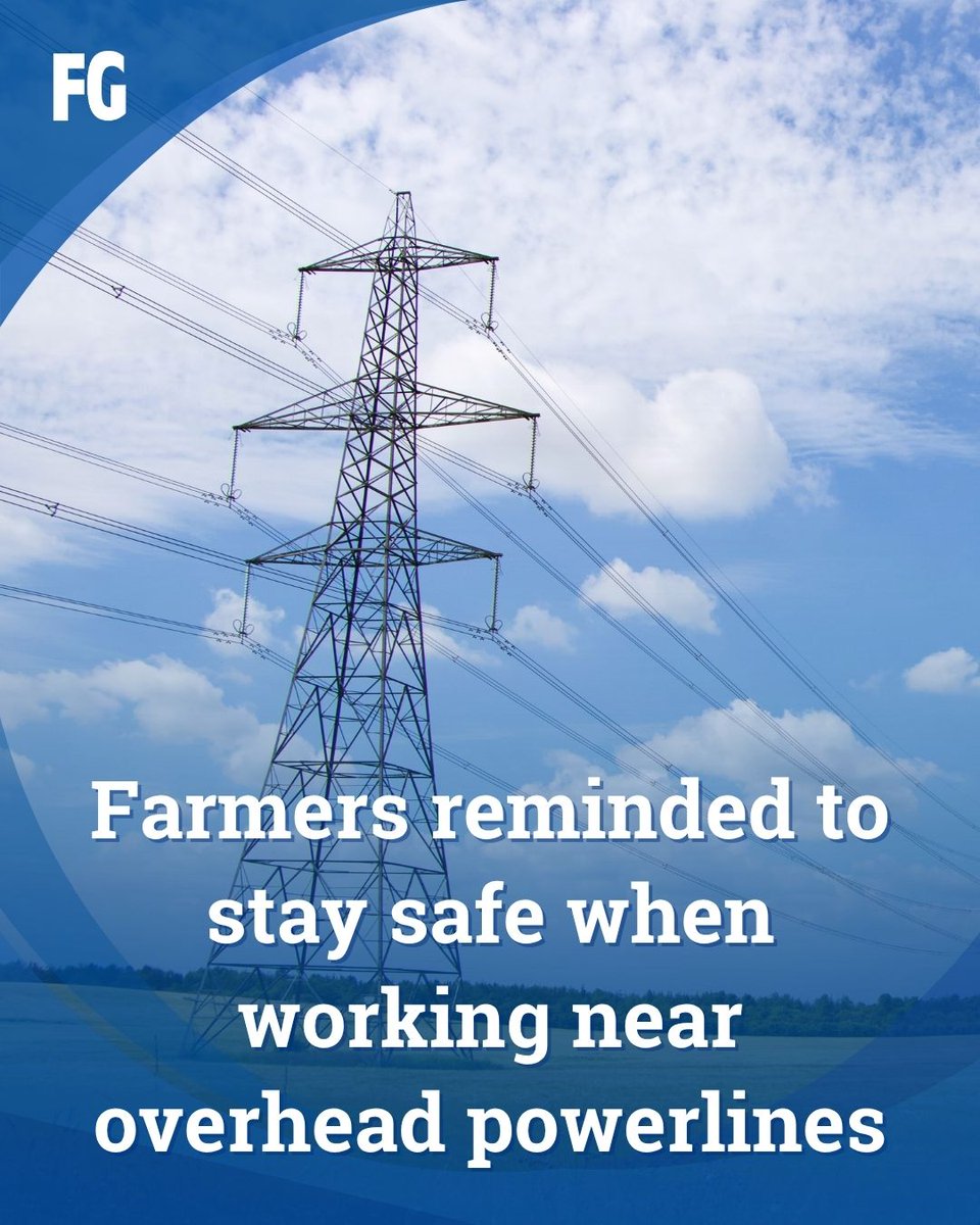 FarmersGuide's tweet image. 👉 @SPEnergyNetwork is calling on farmers to take extra precautions when working near overhead power lines as part of a new &apos;Safe By Design&apos; campaign launched in partnership with the Scottish Association of Young Farmers Clubs @SAYFC 🙌

👉 farmersguide.co.uk/business/farm-…

 #SafeByDesign…