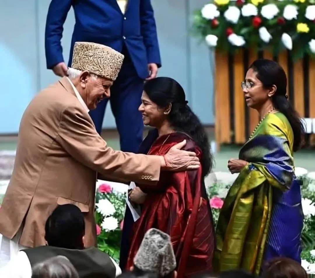 Tr_Gayathri's tweet image. &quot;Birthday wishes to Jammu and Kashmir National Conference President Thiru. #FarooqAbdullah, who has always stood up for the people of Kashmir, their rights, dignity, and democratic voice. Wishing him good health, happiness, and many more years of dedicated service.&quot; -…