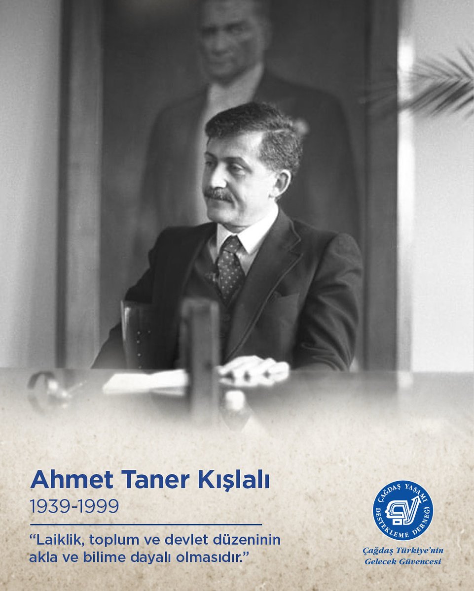 CagdasYasamDD's tweet image. 21 Ekim 1999 tarihinde hain bir suikast sonucunda aramızdan ayrılan bilim insanı, eğitimci, siyasetçi ve aydın Prof. Dr. Ahmet Taner Kışlalı’yı saygı ve özlemle anıyoruz.
#ÇağdaşYaşamıDesteklemeDerneği
#AhmetTanerKışlalı