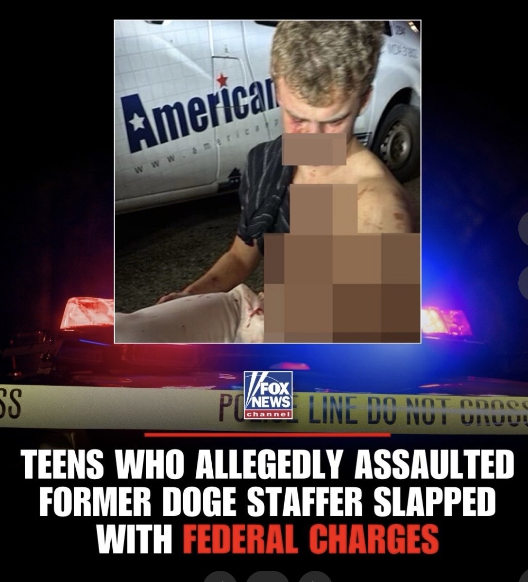 Federal charges have been filed against Lawrence Cotton-Powell, 19, and Anthony Taylor, 18, for robbing someone and then assaulting former DOGE staffer ‘Big Balls,’ Edward Coristine, just minutes later in D.C. Each faces up to 15 years. 🔥🔥🔥