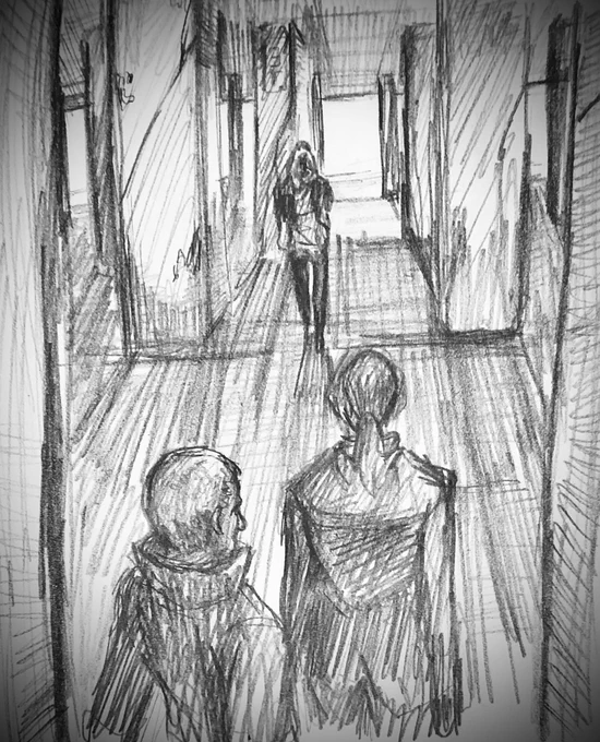 落書き  #イラスト 
廃墟的な… 