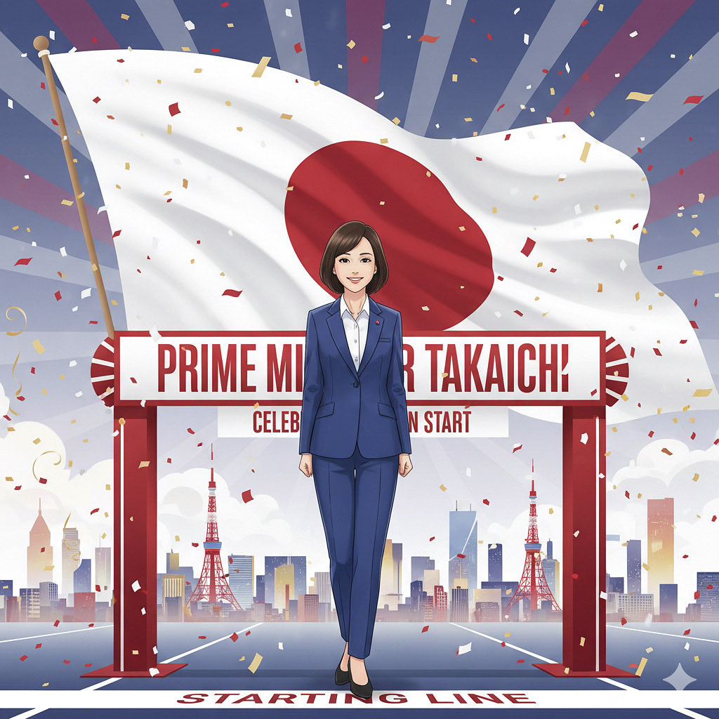 高市早苗総理ご指名おめでとうございます。この国難の時代、スタートラインに立ちましたね。
喫緊の経済再生と外交の安定、この二点への手腕に期待大です。
困難な課題も多いですが、力強いリーダーシップで前進させてください。応援しています！🇯🇵
#高市早苗 #新総理 #経済再生 #外交